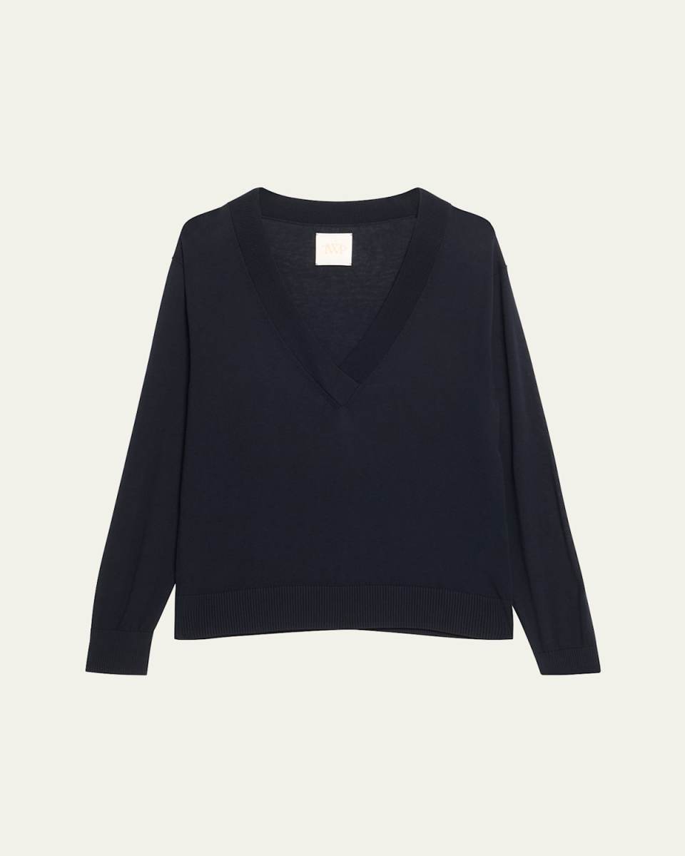 Perfect Deep V Wool Sweater